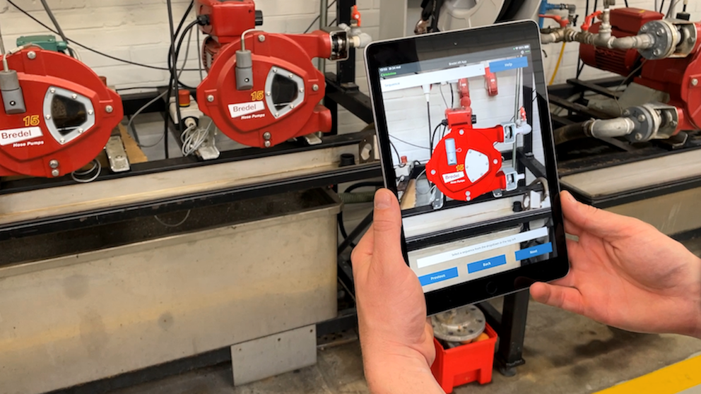 Watson-Marlow launches augmented reality (AR) app for Bredel hose pump maintenance