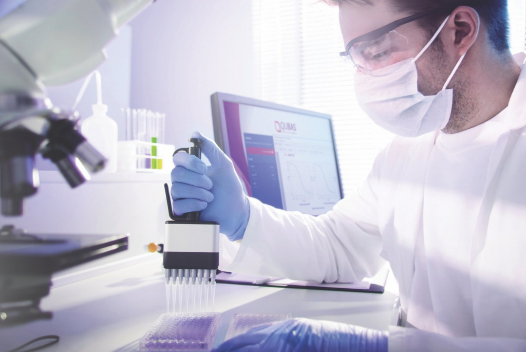 Man in lab photo