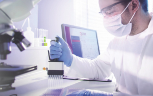 Man in lab photo