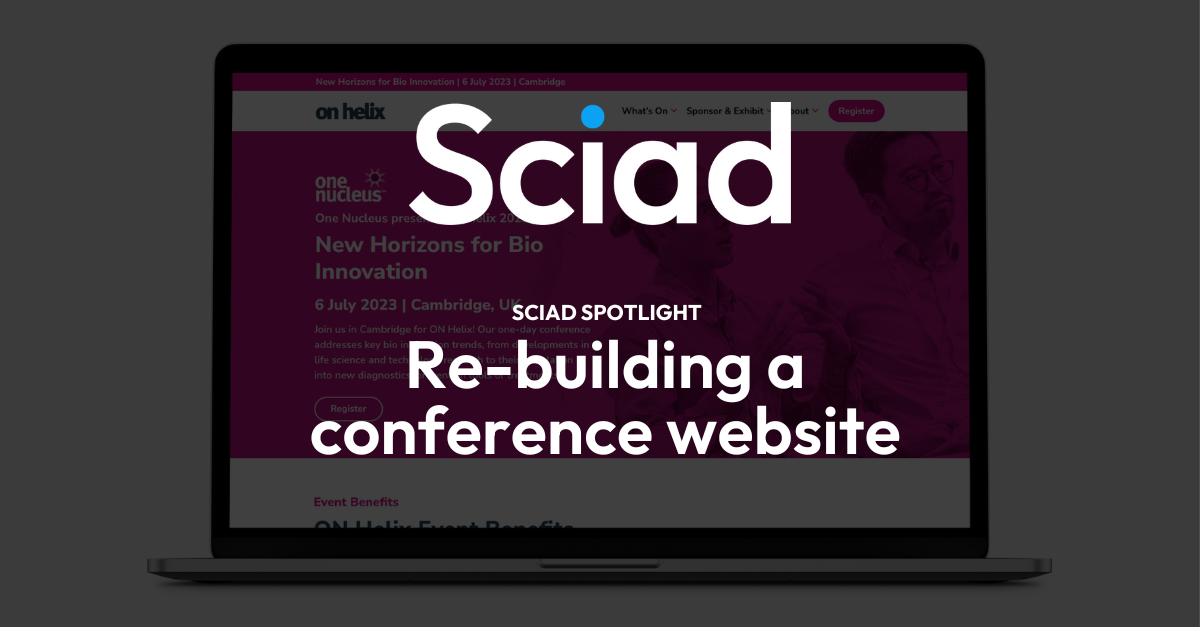 Re-branding a conference website 